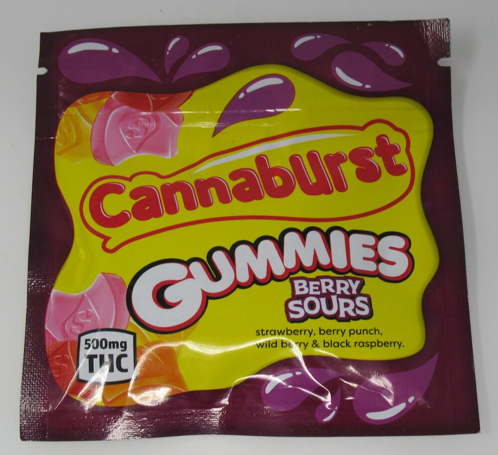 Cannaburst Sour Berries Gummies (500mg)