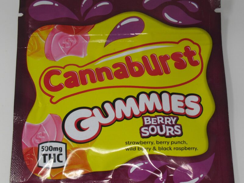 Cannaburst Sour Berries Gummies (500mg)