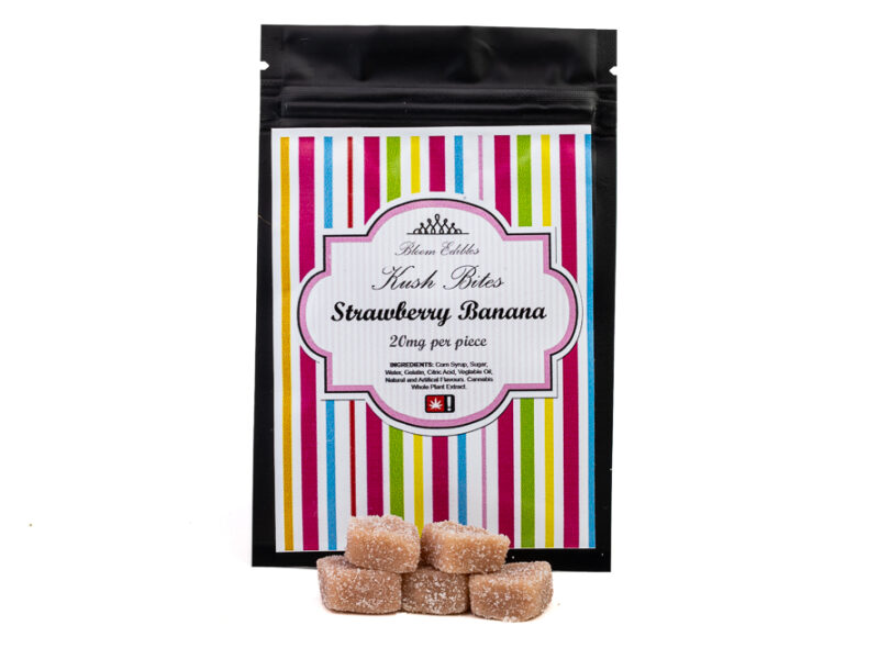 Kush Bites (Strawberry- Banana) 100MG