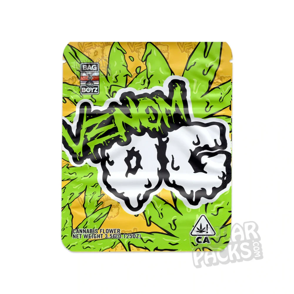 Venom OG AAAA 30%THC 3.5g Bagged Cannabis